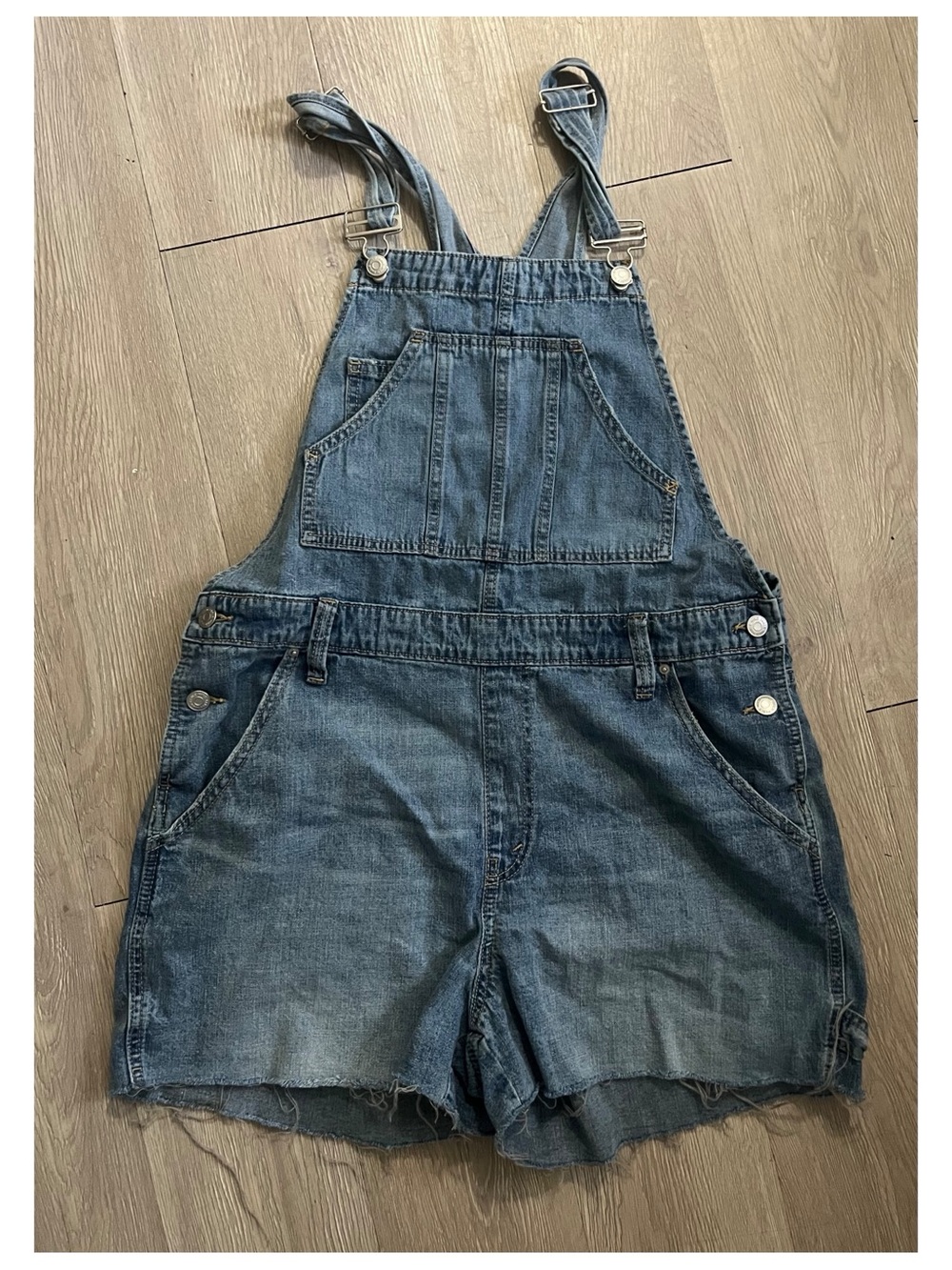 Wild Fable blue denim overalls size M